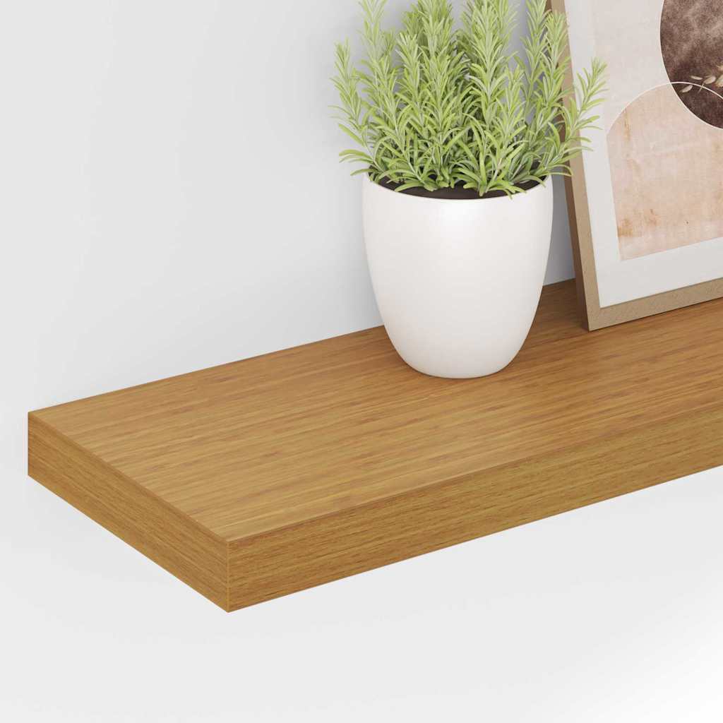 Scaffale da parete 2 pcs Beige 90 x 23,5 x 4 cm