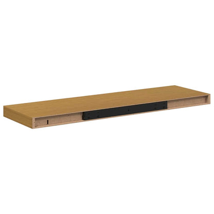 Scaffale da parete 2 pcs Beige 90 x 23,5 x 4 cm