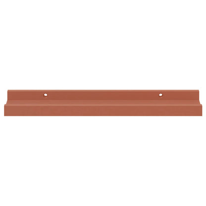 Scaffale da parete 2 pcs Rosso 40 x 9 x 3 cm Legno multistrato