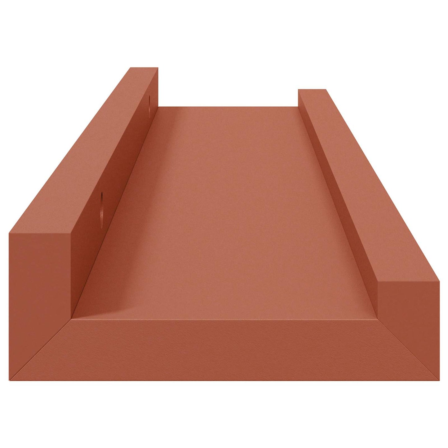 Scaffale da parete 2 pcs Rosso 40 x 9 x 3 cm Legno multistrato
