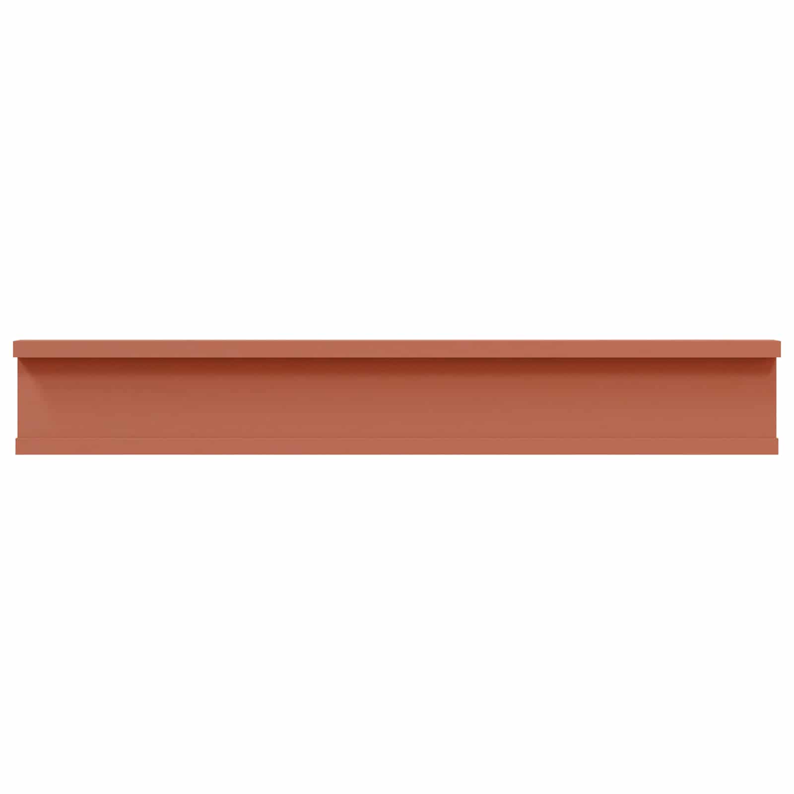 Scaffale da parete 2 pcs Rosso 60 x 9 x 3 cm Legno multistrato | homemem39