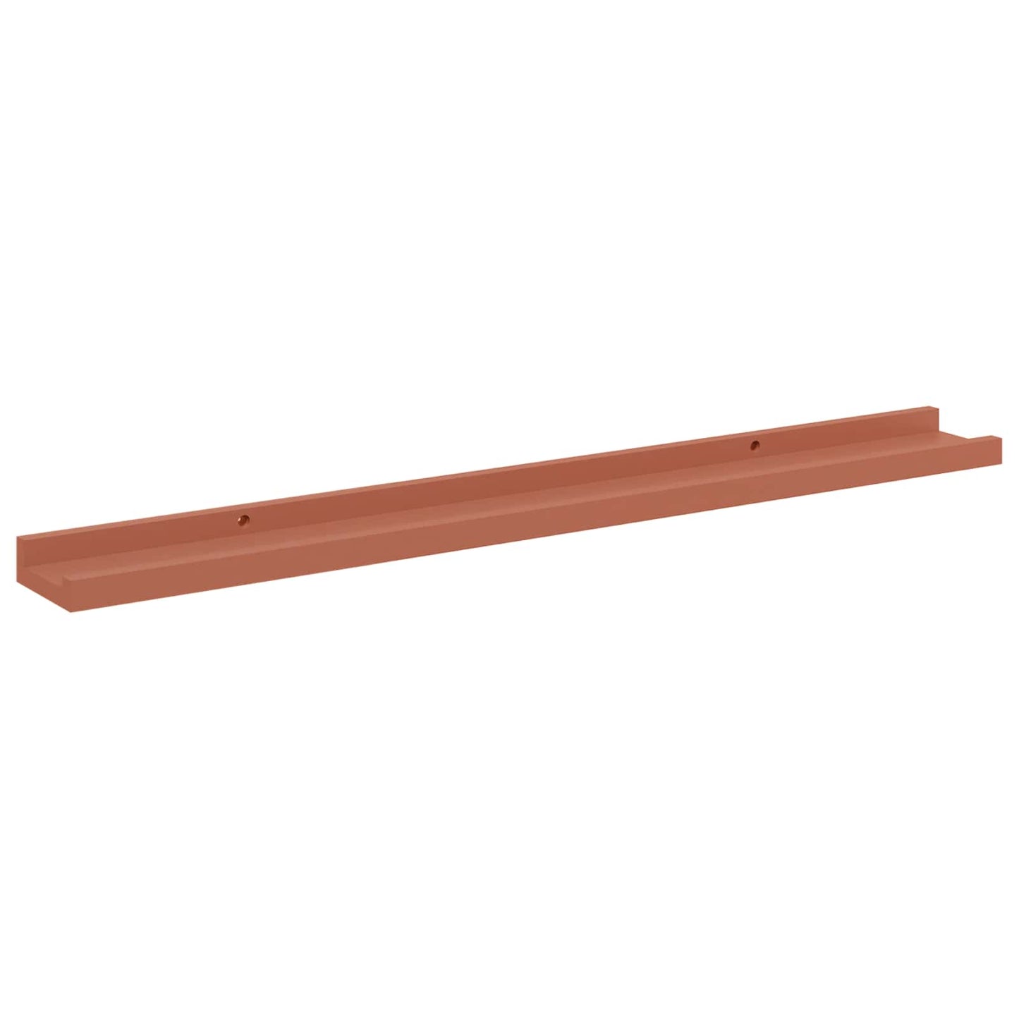 Scaffale da parete 2 pcs Rosso 80 x 9 x 3 cm Legno multistrato