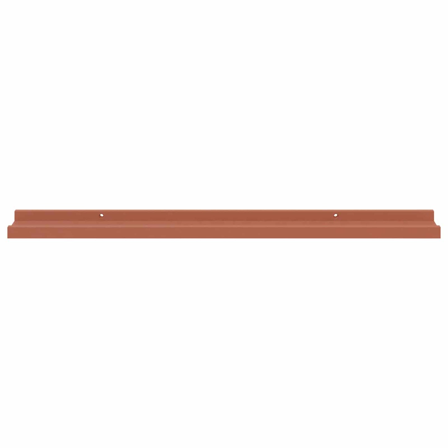 Scaffale da parete 2 pcs Rosso 80 x 9 x 3 cm Legno multistrato