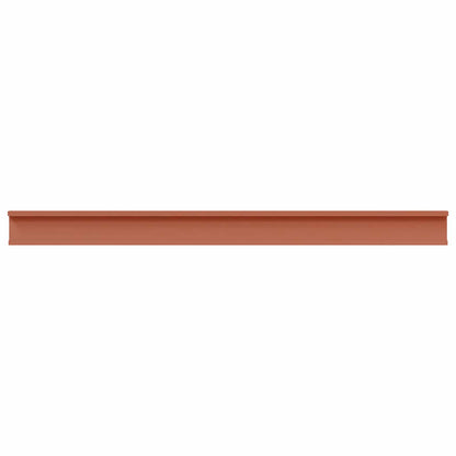 Scaffale da parete 2 pcs Rosso 115 x 9 x 3 cm Legno multistrato