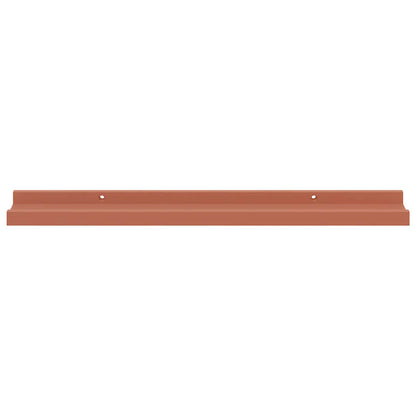 Scaffale da parete 4 pcs Rosso 60 x 9 x 3 cm Legno multistrato