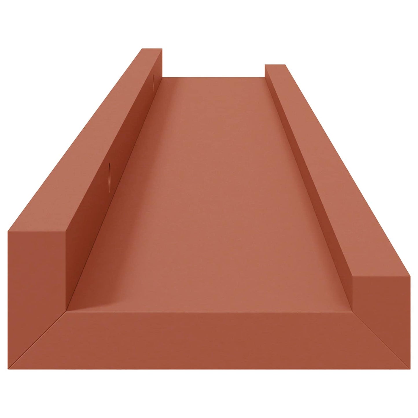 Scaffale da parete 4 pcs Rosso 60 x 9 x 3 cm Legno multistrato