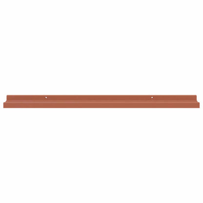 Scaffale da parete 4 pcs Rosso 80 x 9 x 3 cm Legno multistrato