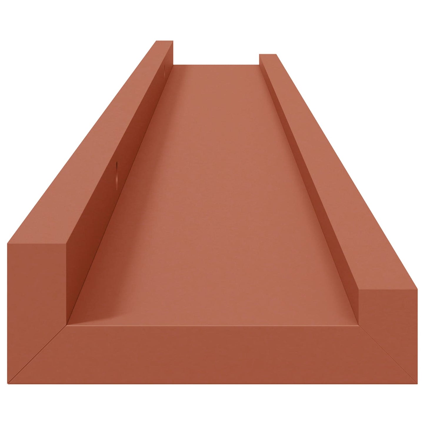 Scaffale da parete 4 pcs Rosso 80 x 9 x 3 cm Legno multistrato