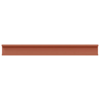 Scaffale da parete A parete 4 pcs Rosso 80 x 9 x 3 cm | homemem39