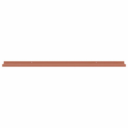 Scaffale da parete 4 pcs Rosso 115 x 9 x 3 cm Legno multistrato