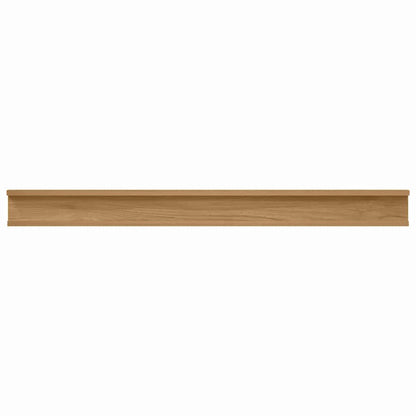 Scaffale da parete 2 pz Marrone 100 x 9 x 3 cm | homemem39