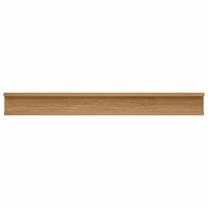 Scaffale da parete A parete 4 pz Marrone 80 x 9 x 3 cm | homemem39