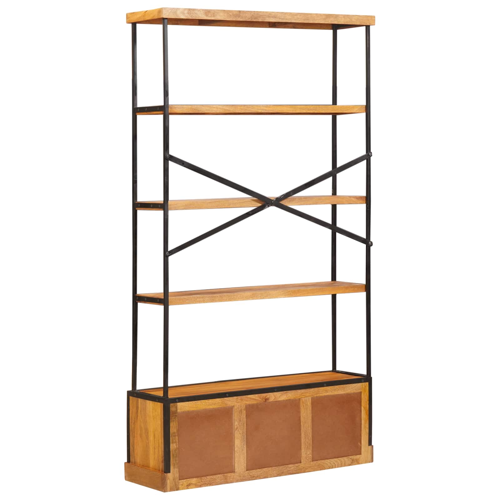 Scaffale a 5 ripiani Naturale 100 x 30 x 180 cm | homemem39