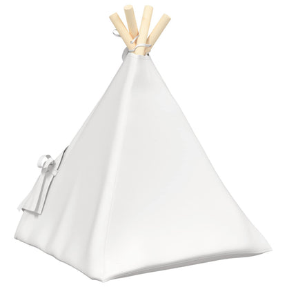 Tenda per animali con cuscino Bianco 40 x 40 x 50 cm Poliestere | homemem39