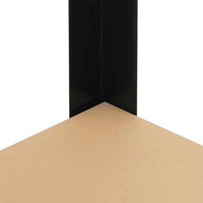 Banco da lavoro con lo scaffale Nero 115 x 55 x 91 cm | homemem39
