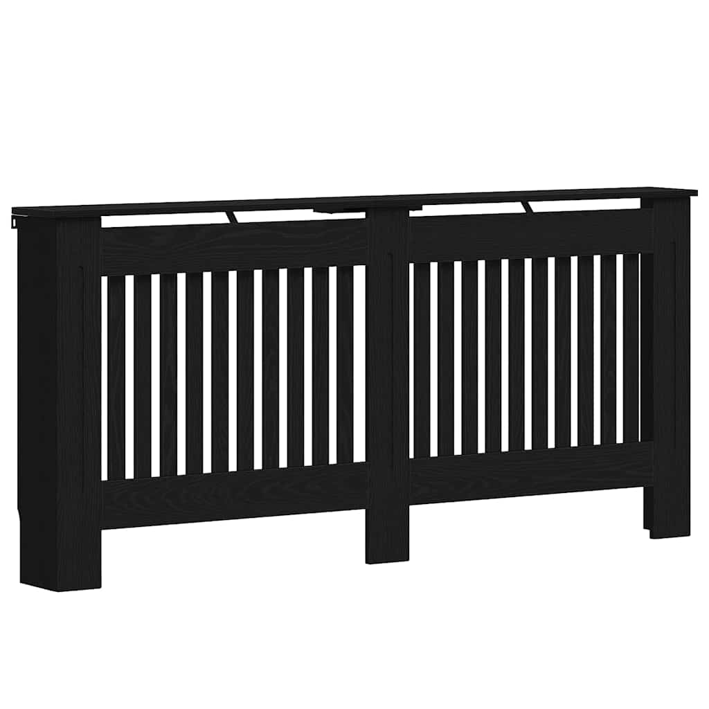 Copertura per radiatori Rovere Nero 172 x 19 x 81,5 cm | homemem39