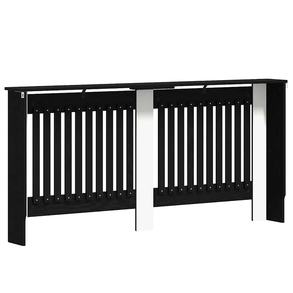 Copertura per radiatori Rovere Nero 172 x 19 x 81,5 cm | homemem39
