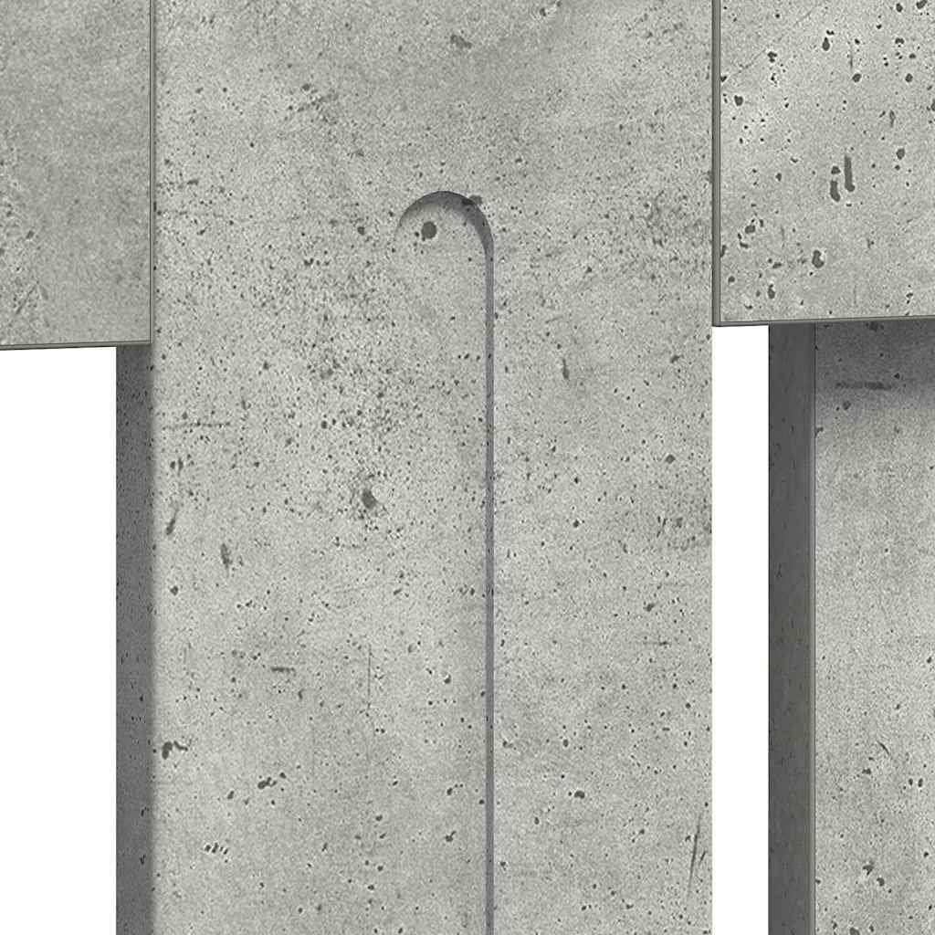 Copertura per radiatori Grigio cemento 152 x 19 x 81,5 cm | homemem39