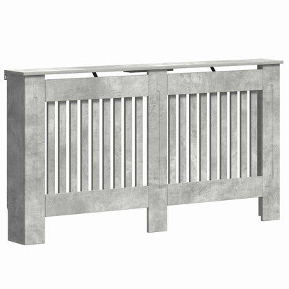 Copertura per radiatori Grigio cemento 152 x 19 x 81,5 cm | homemem39