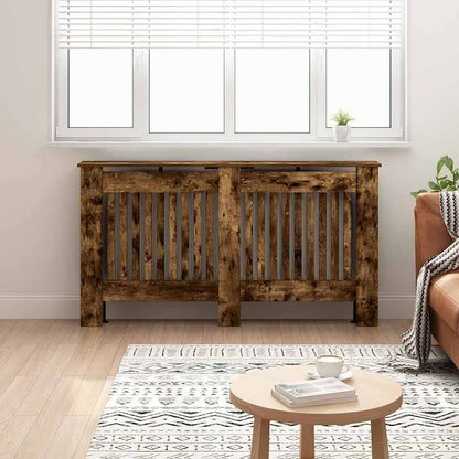 Copertura per radiatori Rovere fumé 152 x 19 x 81,5 cm