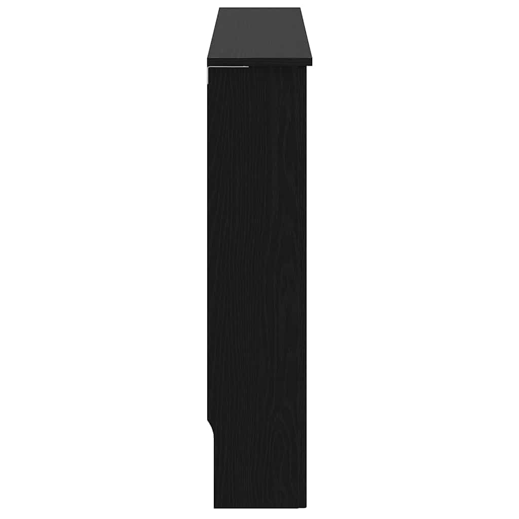 Copertura per radiatori Rovere Nero 152 x 19 x 81,5 cm | homemem39