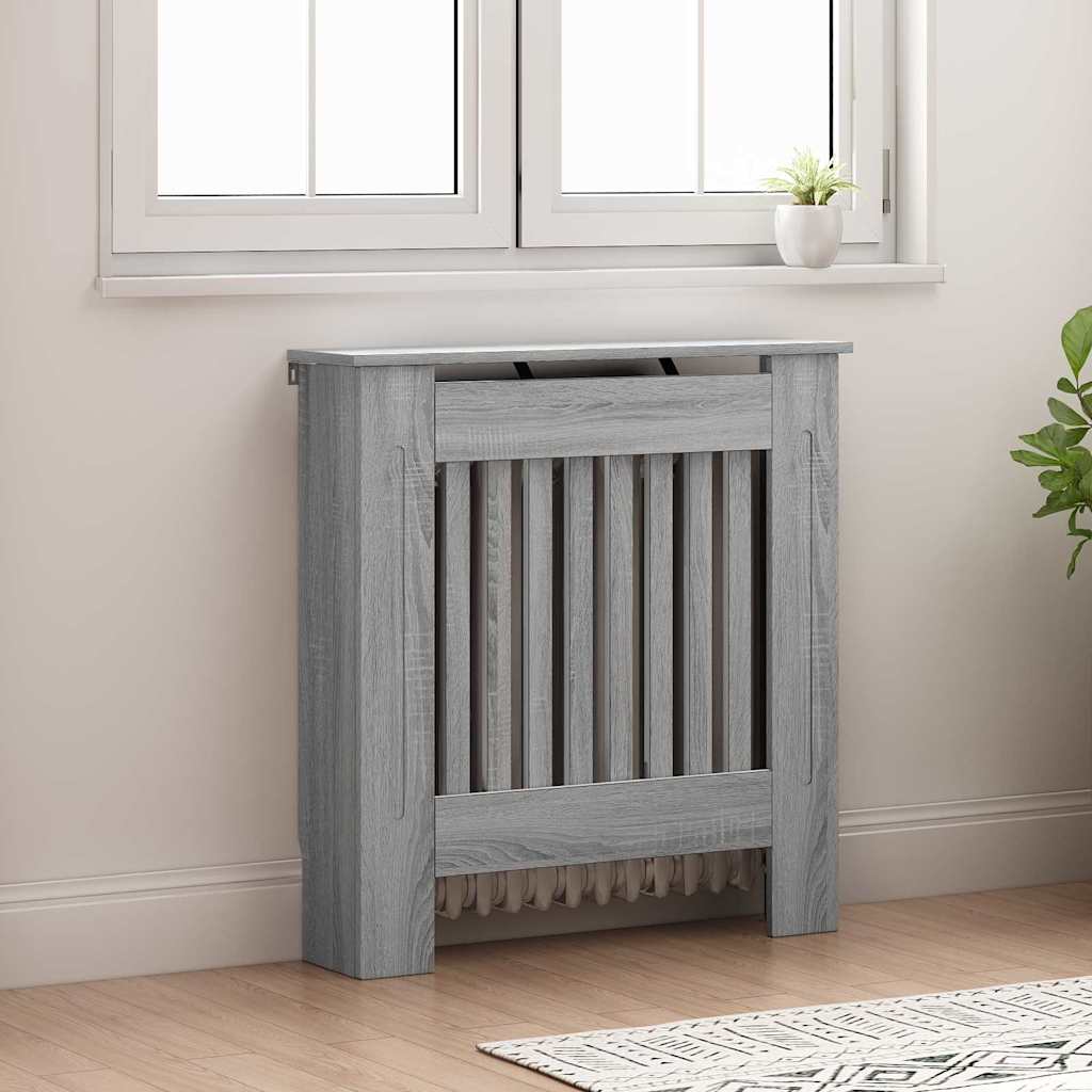 Copertura per radiatori Grigio Sonoma 78 x 19 x 81,5 cm | homemem39