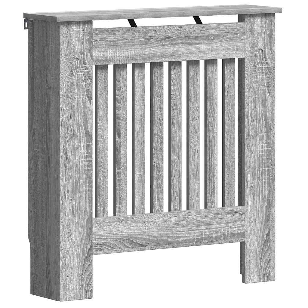 Copertura per radiatori Grigio Sonoma 78 x 19 x 81,5 cm