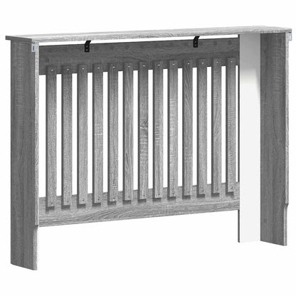 Copertura per radiatori Grigio Sonoma 112 x 19 x 81,5 cm