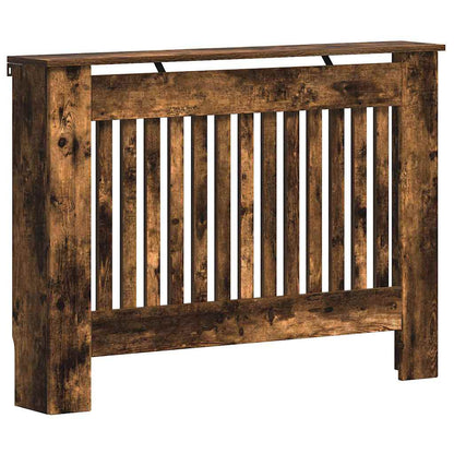 Copertura per radiatori Rovere fumé 112 x 19 x 81,5 cm