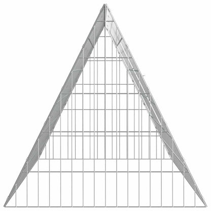 Gabbia per Conigli Argento 215 x 55 x 55 cm Acciaio zincato