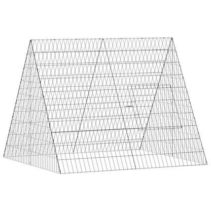 Gabbia per Conigli Argento 110 x 100 x 85 cm Acciaio zincato | homemem39