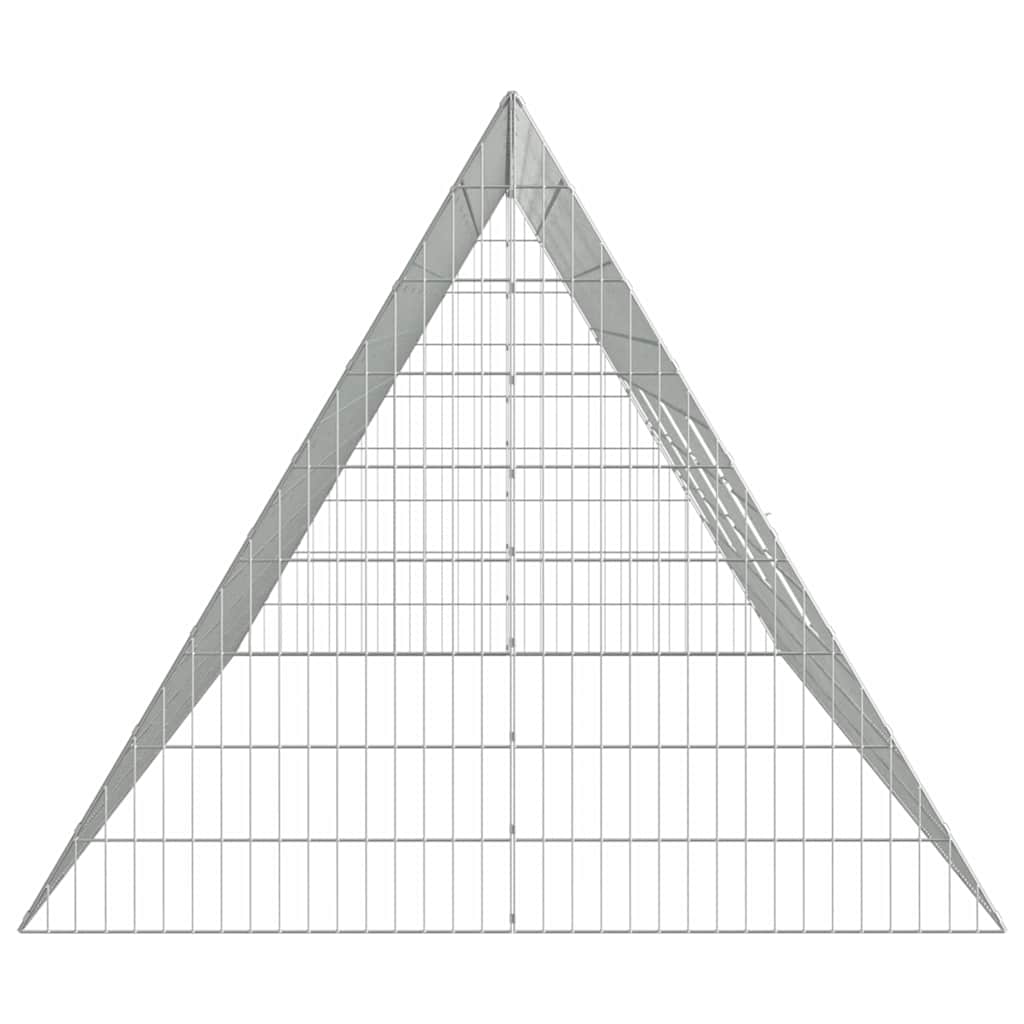 Gabbia per Conigli Argento 430 x 100 x 85 cm Acciaio zincato | homemem39
