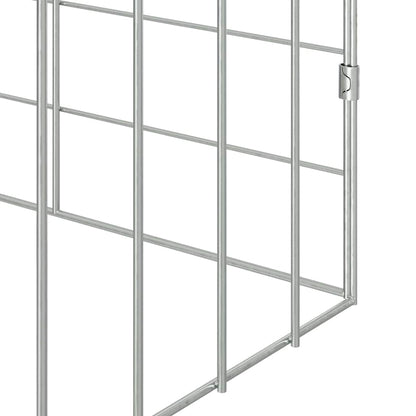 Gabbia per Conigli Argento 600 x 78 x 78 cm Acciaio zincato | homemem39