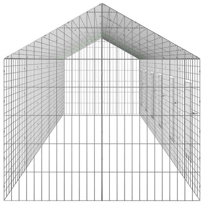 Gabbia per Conigli Argento 600 x 78 x 78 cm Acciaio zincato | homemem39