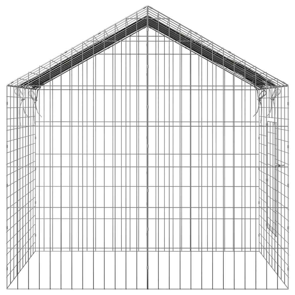 Gabbia per Conigli Argento 100 x 78 x 78 cm Acciaio zincato | homemem39