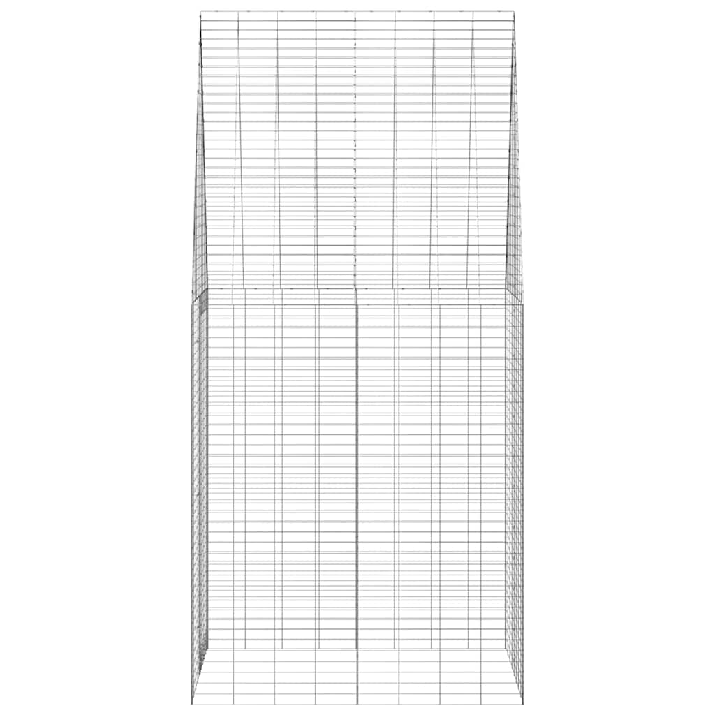 Gabbia per Conigli Argento 100 x 100 x 210 cm Acciaio zincato | homemem39