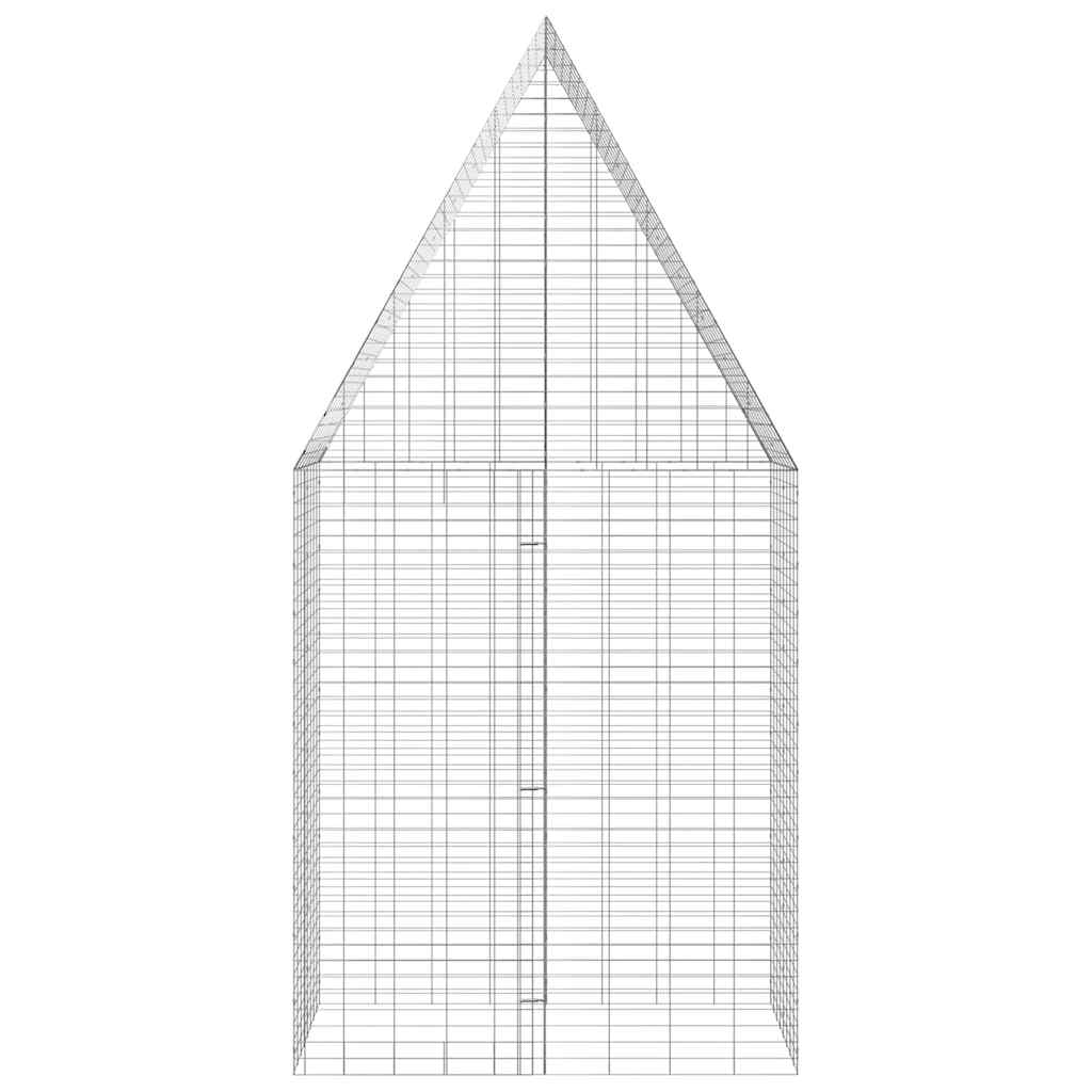 Gabbia per Conigli Argento 100 x 100 x 210 cm Acciaio zincato | homemem39