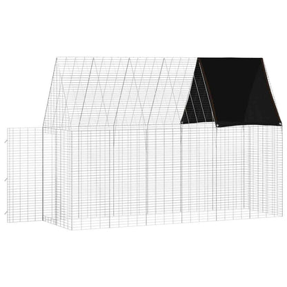 Gabbia per Conigli Argento 300 x 100 x 210 cm Acciaio zincato | homemem39