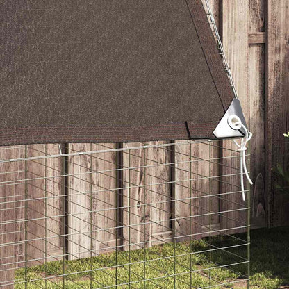 Gabbia per Conigli Argento 400 x 100 x 210 cm Acciaio zincato | homemem39