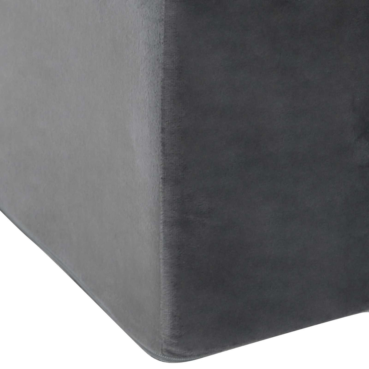 Cuscino per Gambe 68 x 41 x 21 cm Schiuma PU Grigio | homemem39