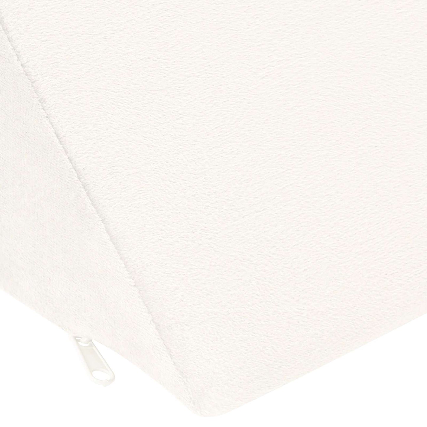 Cuscino per Gambe Bianco 68 x 25 x 21,5 cm Schiuma PU | homemem39