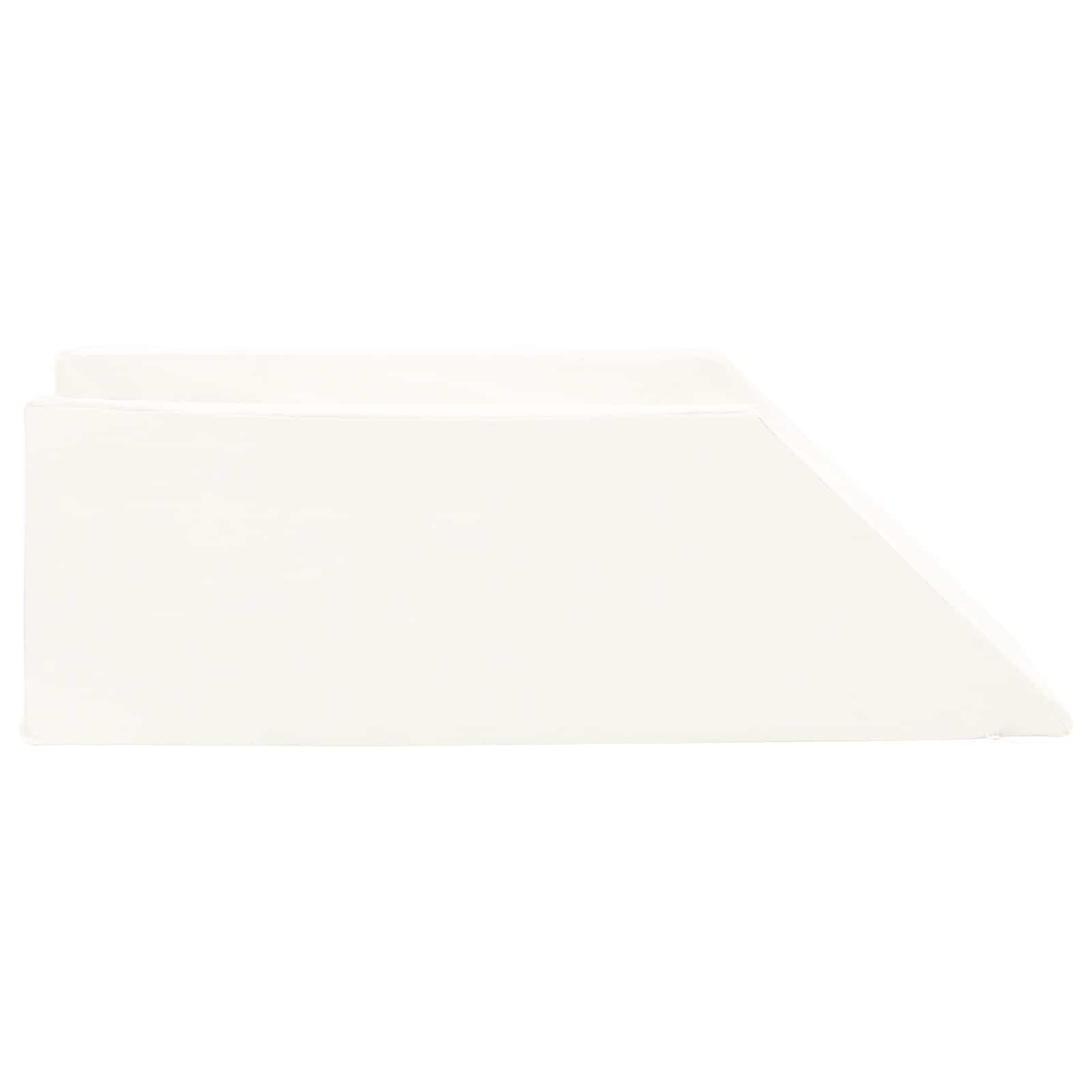 Cuscino per Gambe Bianco 68 x 25 x 21,5 cm Schiuma PU | homemem39