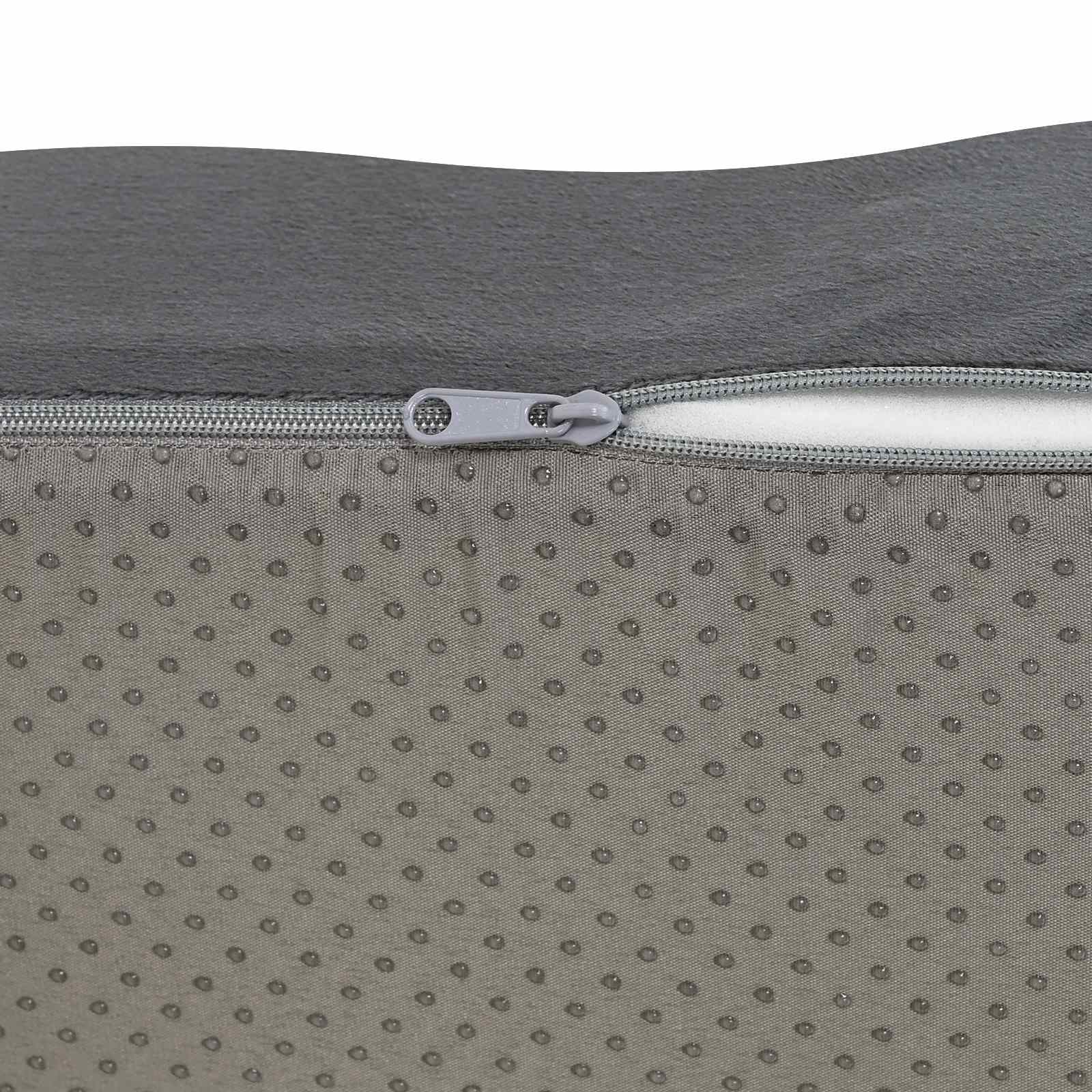Cuscino per la seduta Grigio 40 x 40 x 13 cm Schiuma PU | homemem39