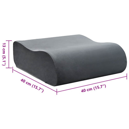 Cuscino per la seduta Grigio 40 x 40 x 13 cm Schiuma PU | homemem39