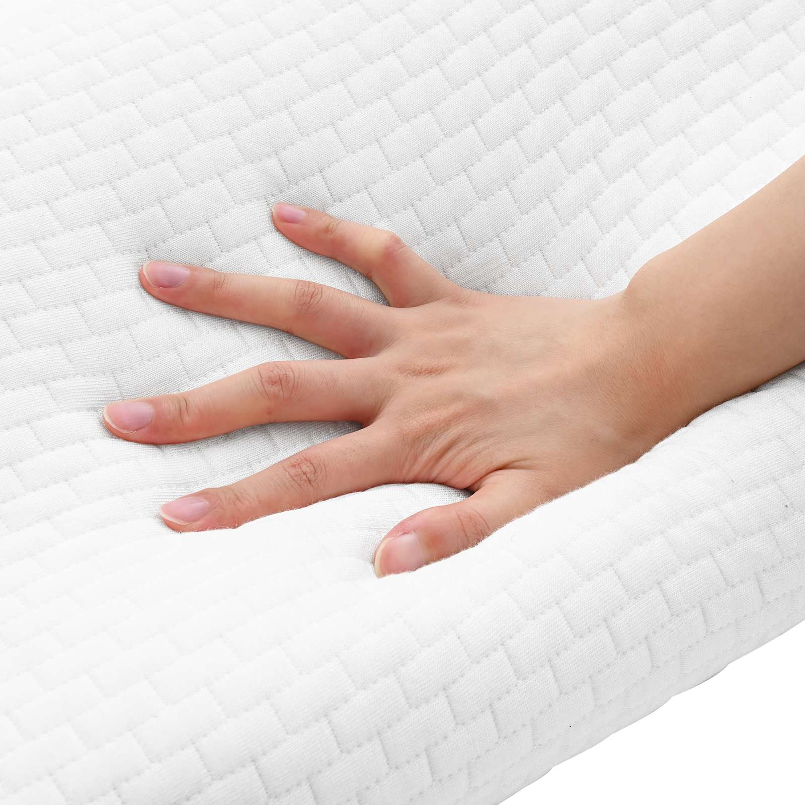 Cuscino da Letto Bianco 57 x 37 x 11,5 cm Schiuma Memory | homemem39