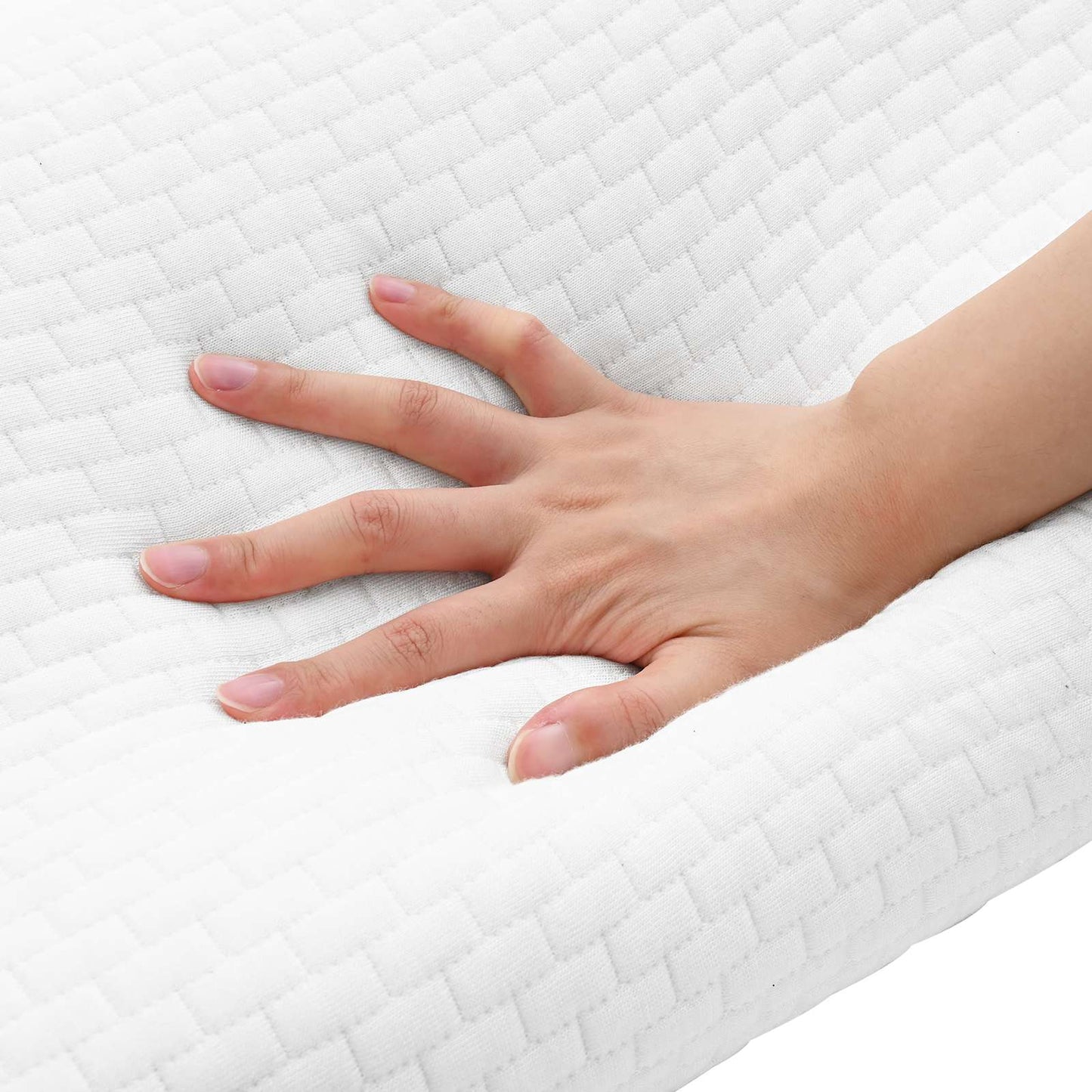 Cuscino da Letto Bianco 80 x 40 x 12,5 cm Schiuma Memory | homemem39
