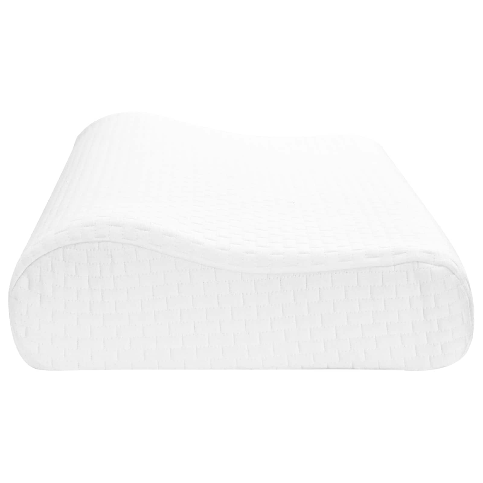 Cuscino da Letto Bianco 80 x 40 x 12,5 cm Schiuma Memory | homemem39