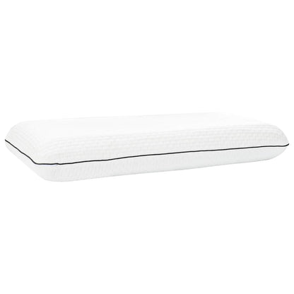 Cuscino da Letto Tinta unita Bianco 80 x 35 x 10 cm Schiuma Gel