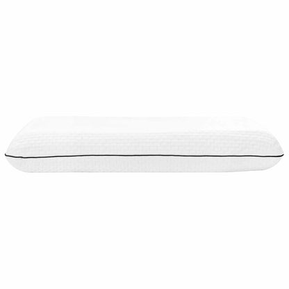 Cuscino da Letto Tinta unita Bianco 80 x 35 x 10 cm Schiuma Gel