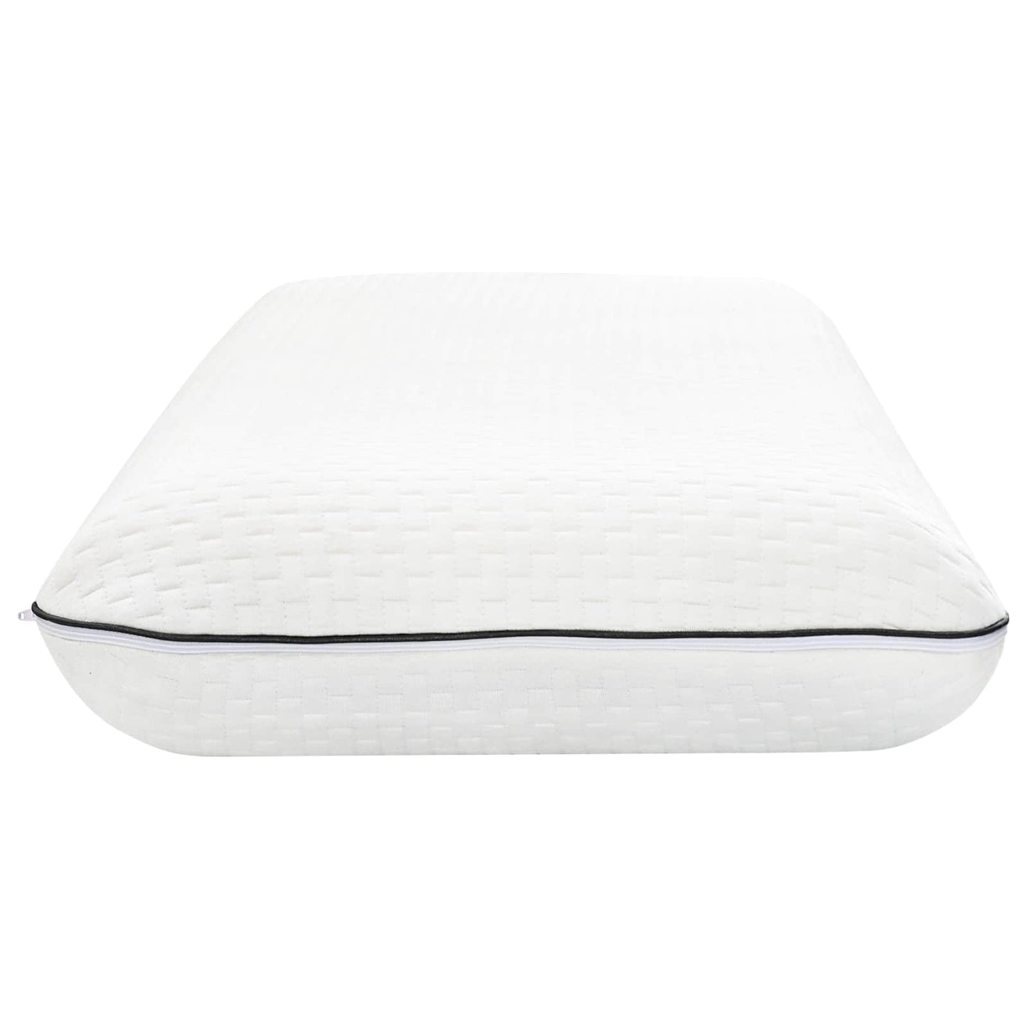 Cuscino da Letto Tinta unita Bianco 80 x 35 x 10 cm Schiuma Gel | homemem39